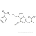 1-[3-(Benzoyloxy)propyl]-2,3-dihydro-5-(2-nitropropyl)-1H-indole-7-carbonitrile CAS 350797-56-7